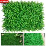 12 stuks kunstheggen, wand, 60 x 40 cm, kunstscherm, achtergrond, plantenwand, klimop, inkijkbescherming voor huis en tuindecoratie