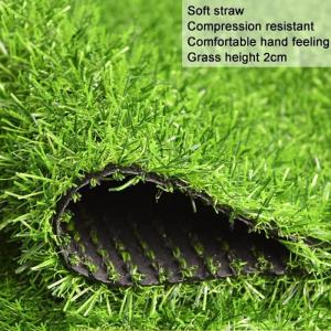 Synthetischer Kunstrasen, realistische Rasenmatte für Haustierhunde für die Terrassen- und Gartenlandschaft, 2 cm Dicker Rasenteppich (1 x 5 m) (Grün, 1 x 5 m)