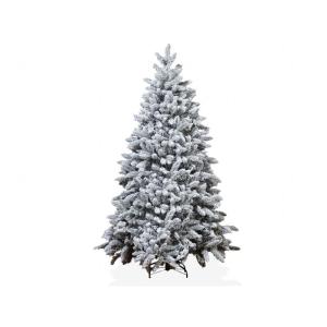 Künstlicher Weihnachtsbaum mit Schnee Deluxe Viola180 cm, Tannenbaum Christbaum Kunstbaum Dekobaum mit Metallständer