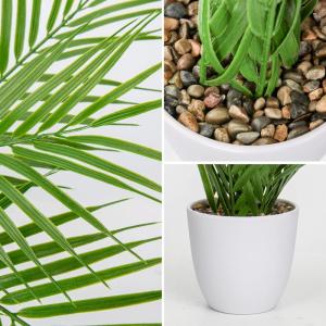 Kunstplant in pot, kunstplant Boston-varen, decoratie, moderne , kunststof planten, decoratie voor woonkamer, balkon, slaapkamer, badkamer, kamer, tafeldecoratie