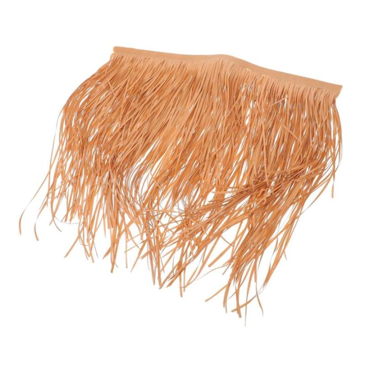 2 Stück Strohdekoration Rasendekoration Gartenhütte Grasdach DIY Künstliches Strohdach Synthetisches Strohdach Simulation Von Stroh Ornament Simuliertes Stroh DIY