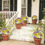 9 Bundels Outdoor UV Bestand Nep Bloemen Zomer Decoratie Bloemen DIY Tafels Party Thuis Groen Struiken Planten Huis Tuin Decor