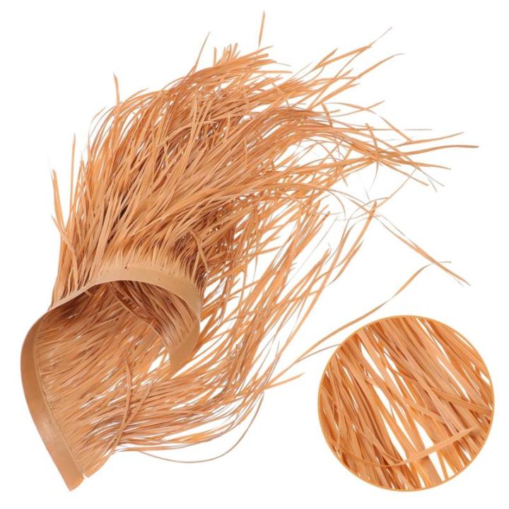 5 Stück Strohdekoration Rasendekoration Strohdach Für Den Garten DIY Dach Künstliches Strohdach Künstliches Strohdach Künstliches Strohdach Gartenhütte Grasdach