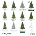 Kunstkerstboom, 220 cm, grenen met houten standaard, dennenboom, kunstkerstboom met natuurlijk wit besneeuwd, made in EU