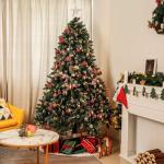 Kerstboom met standaard, 120 tot 240 cm, kerstdecoratie