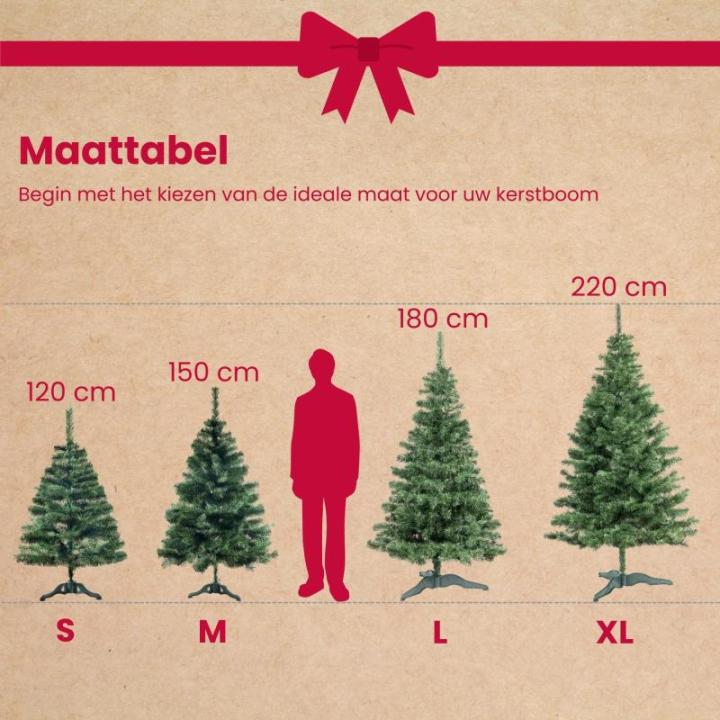 Realistische Kunstmatige Kerstboom Fir Xmas Tree | Afmeting: 120 cm | Feestdagdecor | Diepgroene Dichte Takken Stabiele Stand | Binnen & Buiten