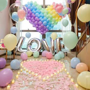 1200 stück Künstliche Rosenblätter, Romantische Rosenblätter Deko, Künstliche Rosenblüten Getrocknet für Hochzeit, Valentinstag, Jahrestag, Tischdekoration, Geburtstag, roma