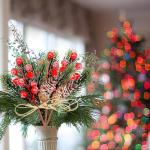 Künstliche Balkonpflanzen Blumenkasten Dekoration, 8 Stück, künstlicher Zweig, Bastelkranz, Pick Künstliches Obst (C, One Size)