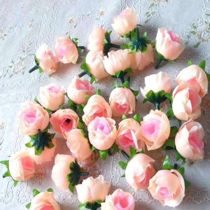 , bloemen, rozenkoppen, , kleine decoratie, voor bruiloft, feest, decoratie, knutselen, 100 stuks