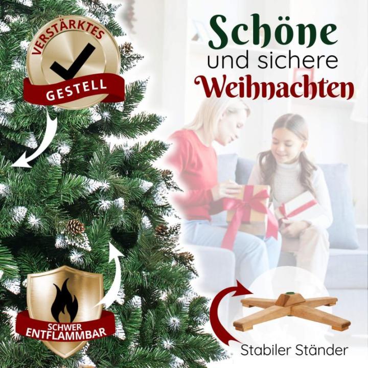 Kunstkerstboom 220 cm diamantgrenen met kunstkerstboom kunstkerstboom kunstmatig