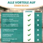 Künstlicher Tannenbaum 120 cm mit Beleuchtung 110 LED warmweiß Weihnachtsbaum Christbaum
