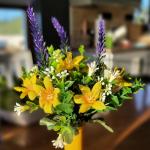 kunstbloemen in pot, decoratie, 32cm