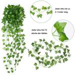 Kunstklimopslinger, 6 stuks, 10,5 m, voor kantoor, keuken, tuin, feest, wanddecoratie