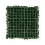 Plantenwand, , wandplanten, 50 x 50 cm, decoratie voor muur/balkon/tuin, donkergroen