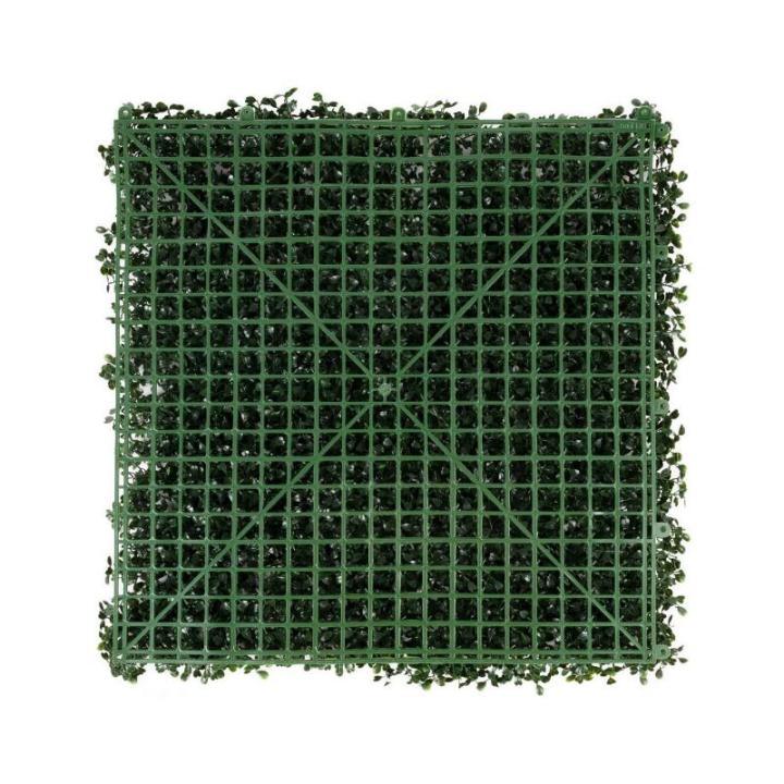Plantenwand, , wandplanten, 50 x 50 cm, decoratie voor muur/balkon/tuin, donkergroen