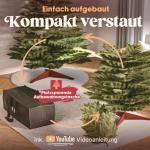 Pure Living Kunstkerstboom, 215 cm, natuurgetrouwe spuitgietelementen, kunstkerstboom met houten standaard en opbergtas