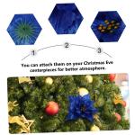 21 STK künstliche Blumen weihnachtsdeko künstliche blüten dekoweihnachten Dekorationen Weihnachtsgirlanden blühen Dez Hochzeitsdeko Weihnachtskranz Blumen Dekor Blumenzubehör 