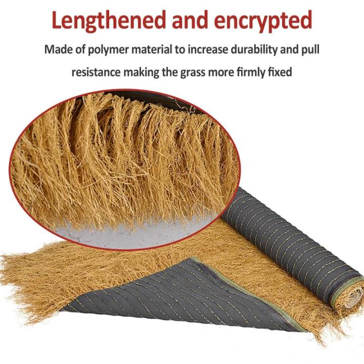 Künstliches Strohdach, Künstliche Stroh Roll, Synthetisches Strohdach, Synthetische Strohgras-künstliche Palmen-strohrollen, Simulation Strohdach, Gefälschtes Strohdach Für Ga
