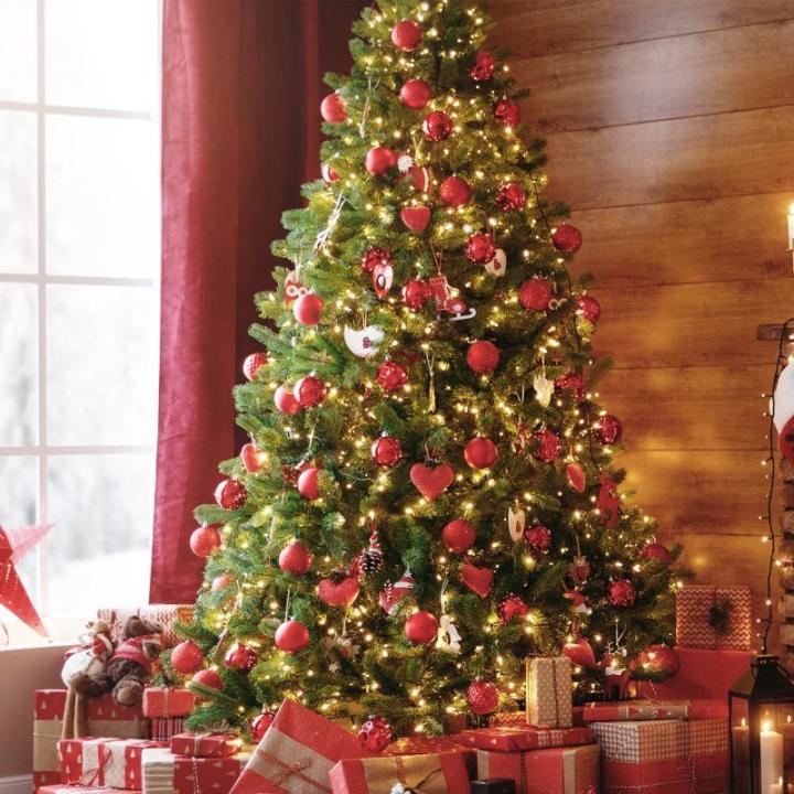 3 m kerstboomverlichting met ring en 14 slingers, 490 led-wartelaars, lichtketting met afstandsbediening, waterdichte lichtketting voor kerstboom van 210 cm tot 350 cm dennenboom, 