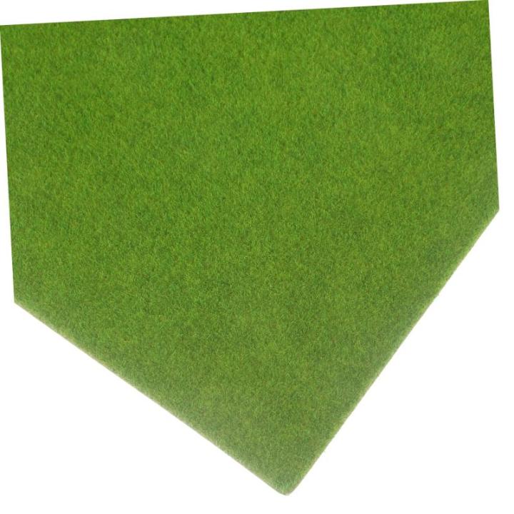 5St Mit Nylon beflocktes Gras realistischer Rasen Kunstrasen-Landschaftsdekor Grasteppich Mikro-Landschaftsstütze gefälschter Rasen schmücken robuste Rasenmatte Plastik Light Gr