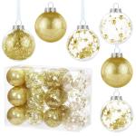 , goud, 24 x , kerstboomversiering, kerstdecoratie voor kerstfeest