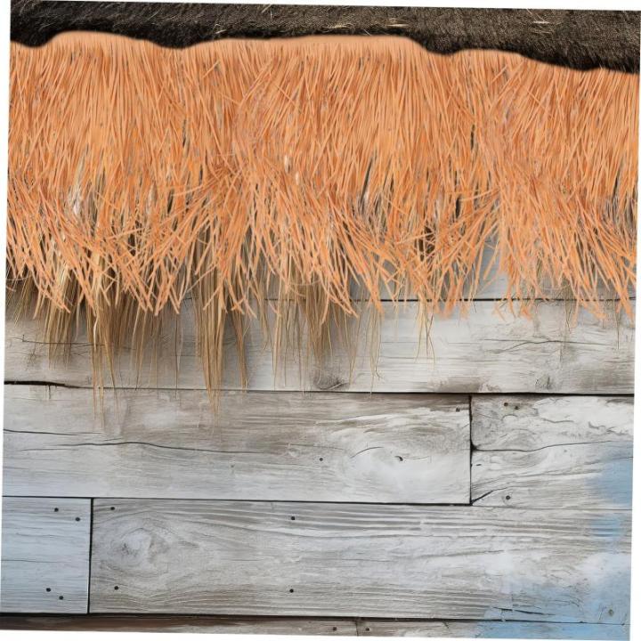 Strohdekoration Gartendekoration Innendekoration Bauernhausdekoration Außendekoration Rasendekoration Gartenstrohdach Künstliches Strohdach Simuliertes Stroh