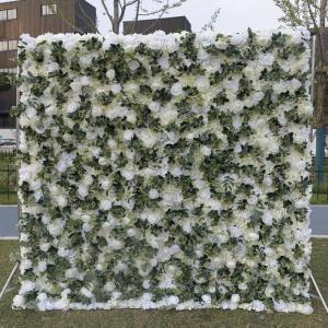 Weiße Dschungelstoff-Hintergrundsimulations-Blumenwand, Künstliche Rosengrün-Pflanzwand, Hochzeitsdekorations-Requisiten-Hintergrundwand Für Foto-Hintergrund-Home-Party-Hochzei