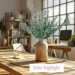 Eucalyptus decoratie 36 stuks, eucalyptus, eucalyptus, eucalyptus, eucalyptusplant, kunstmatige eucalyptus, eucalyptus-takken
