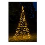Galaxy Led-dennenboom, 300 cm, met 384 warmwitte en 96 knipperende leds