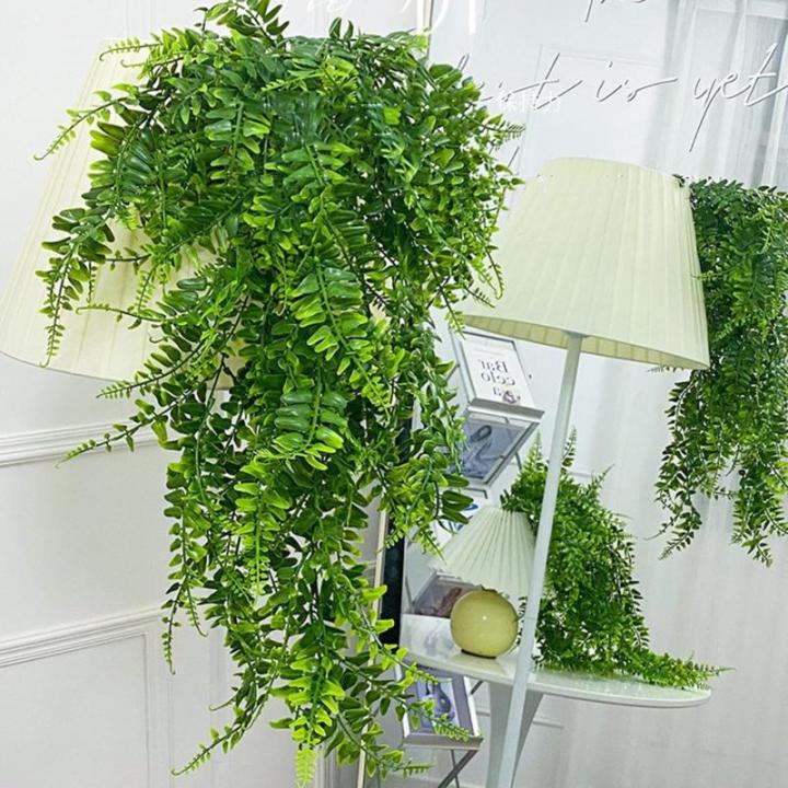 , realistische klimop, 90 cm lengte, hangende , planten, plastic planten voor binnen en buiten, kunstplant voor decoratie, thuis, keuken, tuin, kantoor (90 cm)
