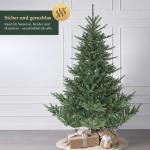 Kunstkerstboom 210 cm met natuurgetrouwe spuitgietelementen, snelle montage door klapscherm, kunstkerstboom (diameter ca. 150 cm, extra groot)