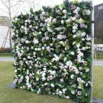 Simulation Rosenwand Hintergrundwand, 5D Stoff Hintergrund Grüne Pflanzenwand Pflanzenwand Für Foto Hintergrund Home Party Hochzeit Hintergrund Hochzeitsdekoration(9.8ftx9.8ft)