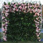 Simulation Blumenwand Hintergrundwand Grüne Pflanzwand, 5D-Hochzeitshintergrundsimulation Rosentuchhintergrund Outdoor-Event Hochzeitsarrangement Pflanzenwand Für Fotohintergrund