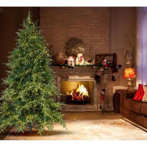Led-kerstboom binnen: premium kunstkerstboom met 3000 leds, 8 lichtmodi, 210 cm (dennenboom LED-verlichting)