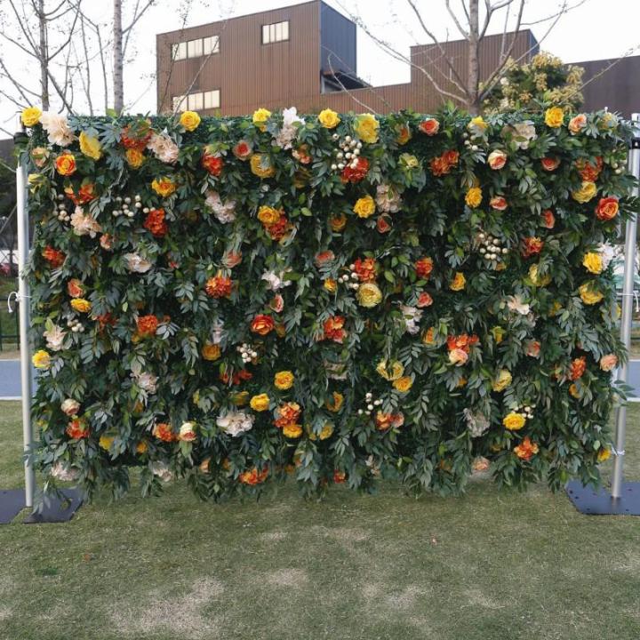 Simulationsblumenwand-Hintergrundwand, Veranstaltungsfeier Im Freien, Hochzeitsdekoration, Dekorationswand, Für Fotohintergrund, Home-Party, Hochzeitshintergrund(1.2 * 2.4m/3.9 * 