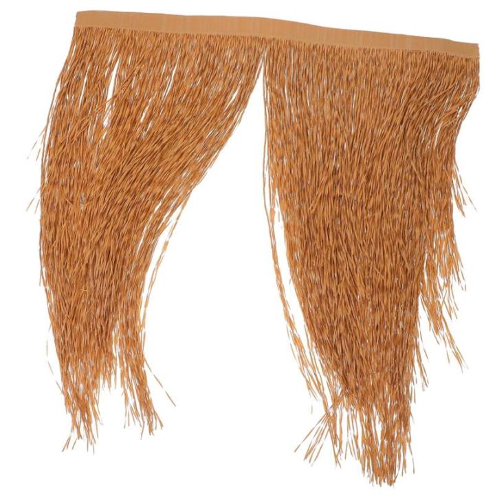 5 Stück Simuliertes Stroh Künstliches Strohdach DIY Dach Garten Strohdach DIY Künstliches Strohdach Simulierte Strohmatte Synthetisches Strohdach Lebensechtes Stroh