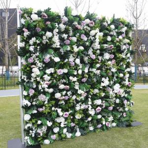 Simulation Rosenwand Hintergrundwand, 5D Stoff Hintergrund Grüne Pflanzenwand Pflanzenwand Für Foto Hintergrund Home Party Hochzeit Hintergrund Hochzeitsdekoration(3.28ftx6.56ft)