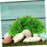 4 Stück Dekorative Grasbälle Für Den Garten Simulationspflanze Formschnittkugeln Künstlicher Buchsbaum Kunstrasenball Künstliche Formgehölze Pflanzen Grasball Kunstpflanze Pl