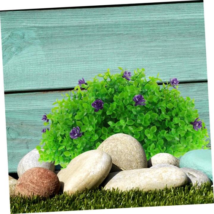 4 Stück Dekorative Grasbälle Für Den Garten Simulationspflanze Formschnittkugeln Künstlicher Buchsbaum Kunstrasenball Künstliche Formgehölze Pflanzen Grasball Kunstpflanze Pl