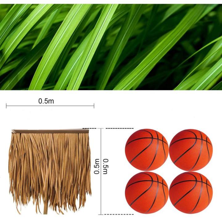 Simulation Strohziegeldach Gefälschtes Stroh Stroh Palmdach Künstliche Fliese Pe-Material, Sodass Kein Austausch für Tiki-Bar-Dachgärten Erforderlich Ist Patio Deck Gazebos Pat