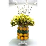 Kunstgroene citroen/limoen, 6 stuks - levensecht plastic fruit, plastic fruit, kunstfruit, fruit, decoratie, etalage, huishouden, keuken, hotel, groene citroen, limoen, 6 stuks