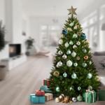 Naturgetreuer Weihnachtsbaum mit Qualität und Langlebigkeit I 180 cm I Made in EU I Künstlich mit Metallständer I Ideal für Festliche Freude Jahr für Jahr (Naturgetreue Spritz
