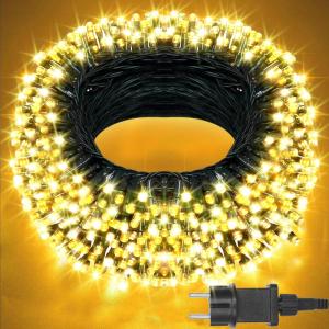 Fairy Lights voor buiten, 30 m, 300 leds, voor binnen en buiten, kerstboom, 8 modi, IP44 waterdicht, met timer, voor Kerstmis, binnen, buiten, tuin, feest