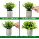 4 stuks , mini-kunstplant als echte eucalyptus, rozemarijn, vetplanten, voor tafeldecoratie keuken, huis, balkon, kantoor, bureau, binnendecoratie