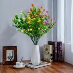 6 bundels , balkon, , weerbestendig, kunstplanten, buiten, boeket, planten, uv-bestendig, balkonplanten, net echt voor balkonbak, binnen, buiten, type C