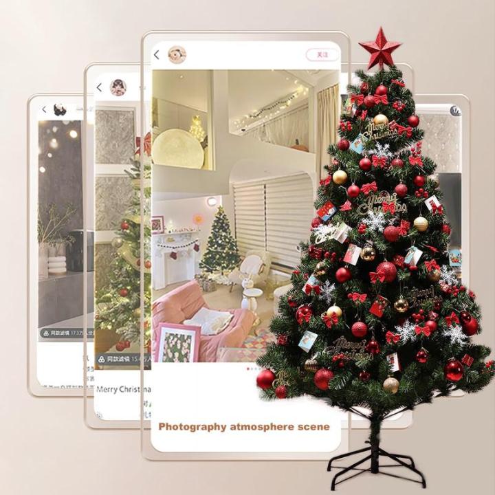 Weihnachtsbaum Grüner Tannenbaum Künstlich Weihnachtsbaum, Buschige Zweige, Geschmückter Weihnachtsbaum DIY Als Weihnachtsdekoration für Zuhause, Küche und Büro(210 x 120 cm/