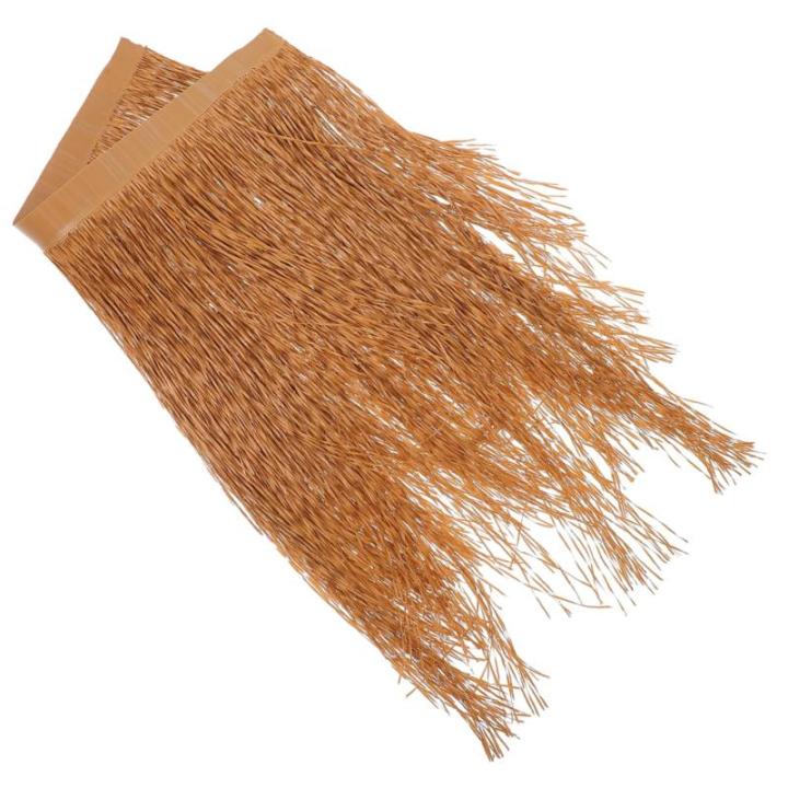 5 Stück Simuliertes Stroh Künstliches Strohdach DIY Dach Garten Strohdach DIY Künstliches Strohdach Simulierte Strohmatte Synthetisches Strohdach Lebensechtes Stroh