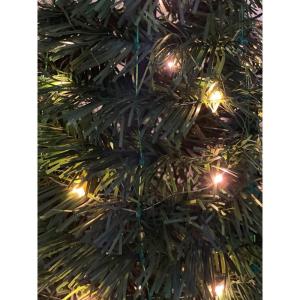 Pop-up spiraalkerstboom, 150 cm, met 120 leds en sterpunt, groen, kunstdennenboom, warm wit verlicht voor buiten en binnen, kerstdecoratie, tuinverlichting met stekker