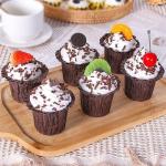 Fake Kuchen künstliche Kuchen 6 Stücke Realistische Gefälschte Kuchen Künstliche Kuchen Simulation Cupcake Modell Fotografie Prop Realistisches Essen