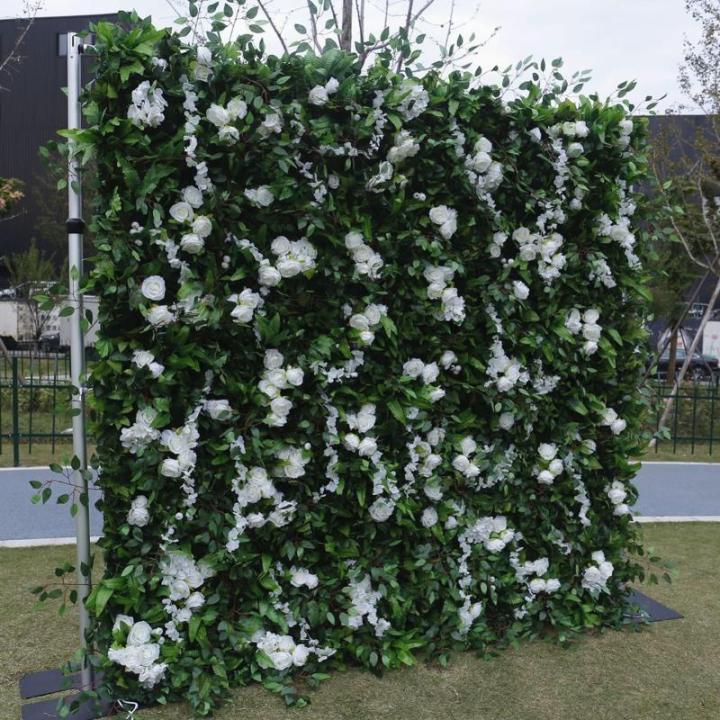 Hochdichte Simulierte Pflanzenwand, Grüner Hintergrund, Künstliche Wand, Blumen-Hintergrund, 3D-Seide, Hortensie, Blumenpanel Für Fotohintergrund, Home, Party, Hochzeit, Hinterg